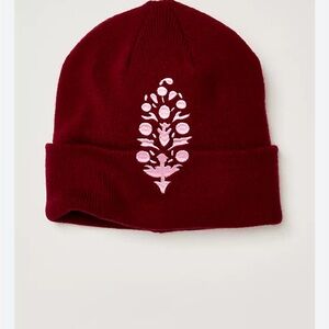 Free People Movement Iconic Buti Beanie | Wine Pink | OS NWT